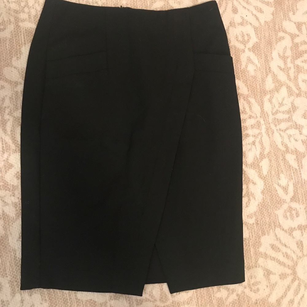 Loft black business skirt